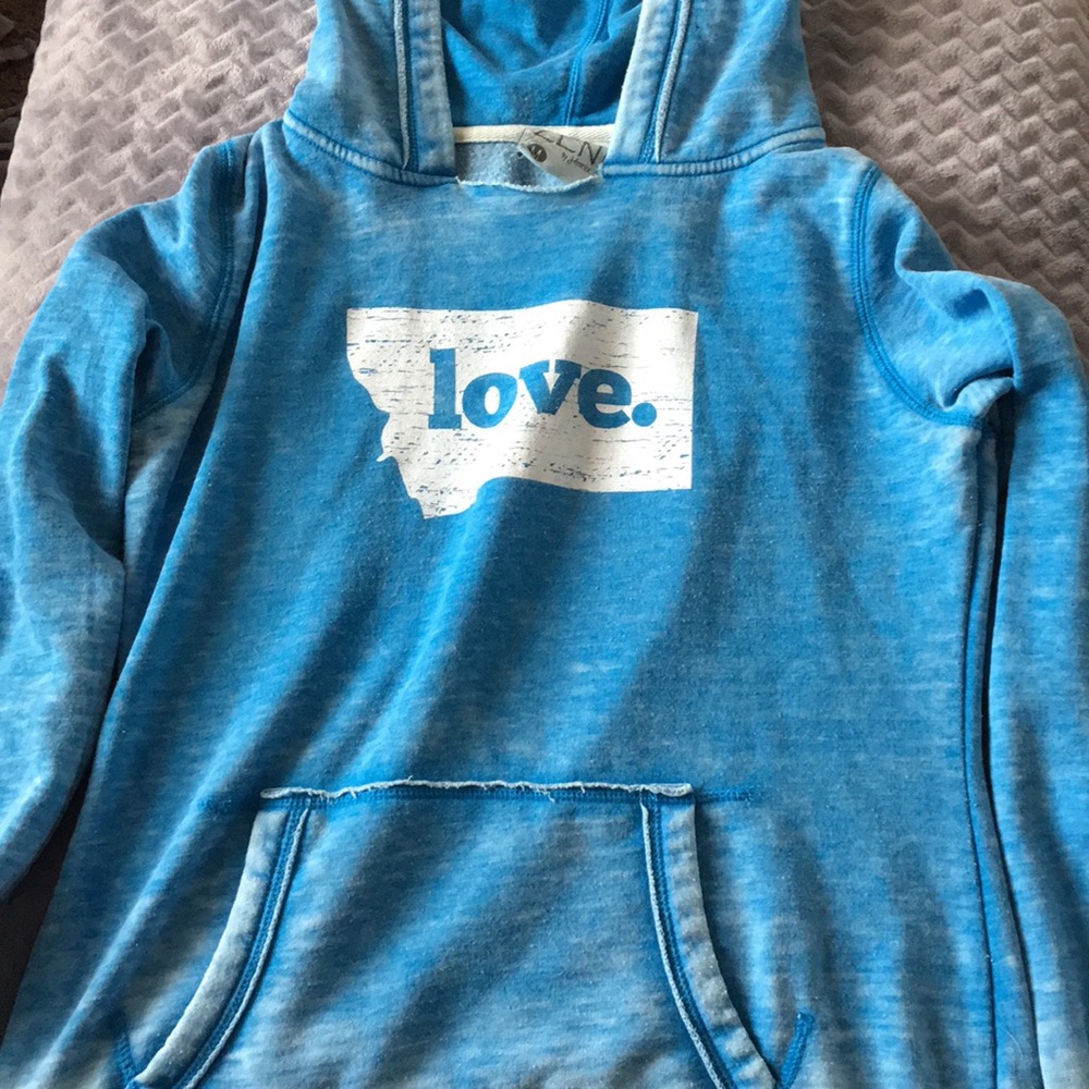 Blue Montana love sweatshirt